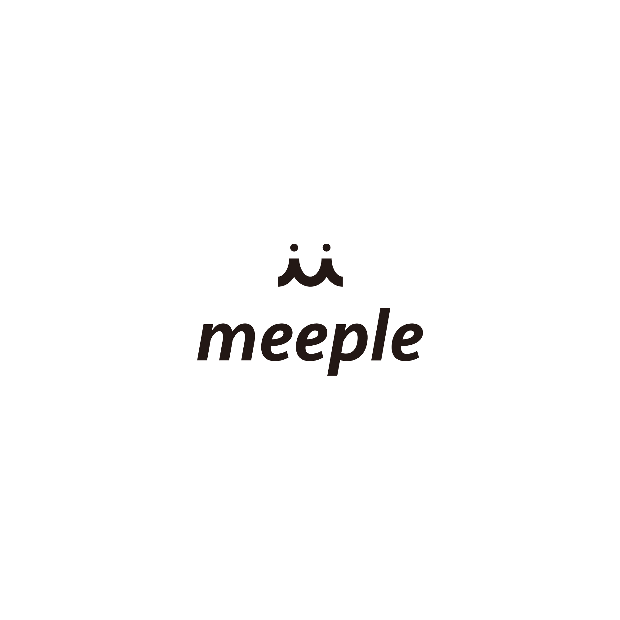 meepleロゴデザイン制作の画像
