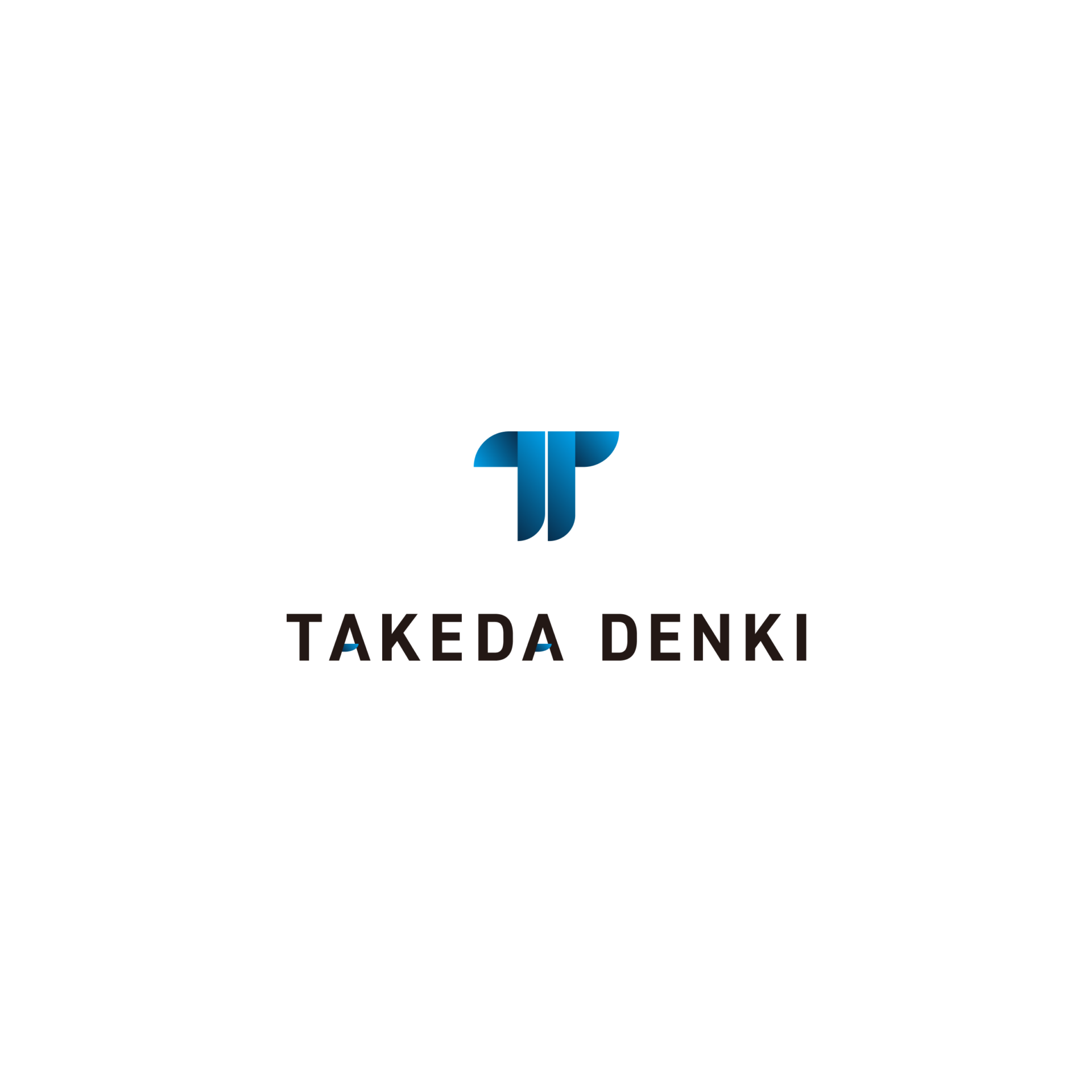 TAKEDA DENKIロゴデザインの画像